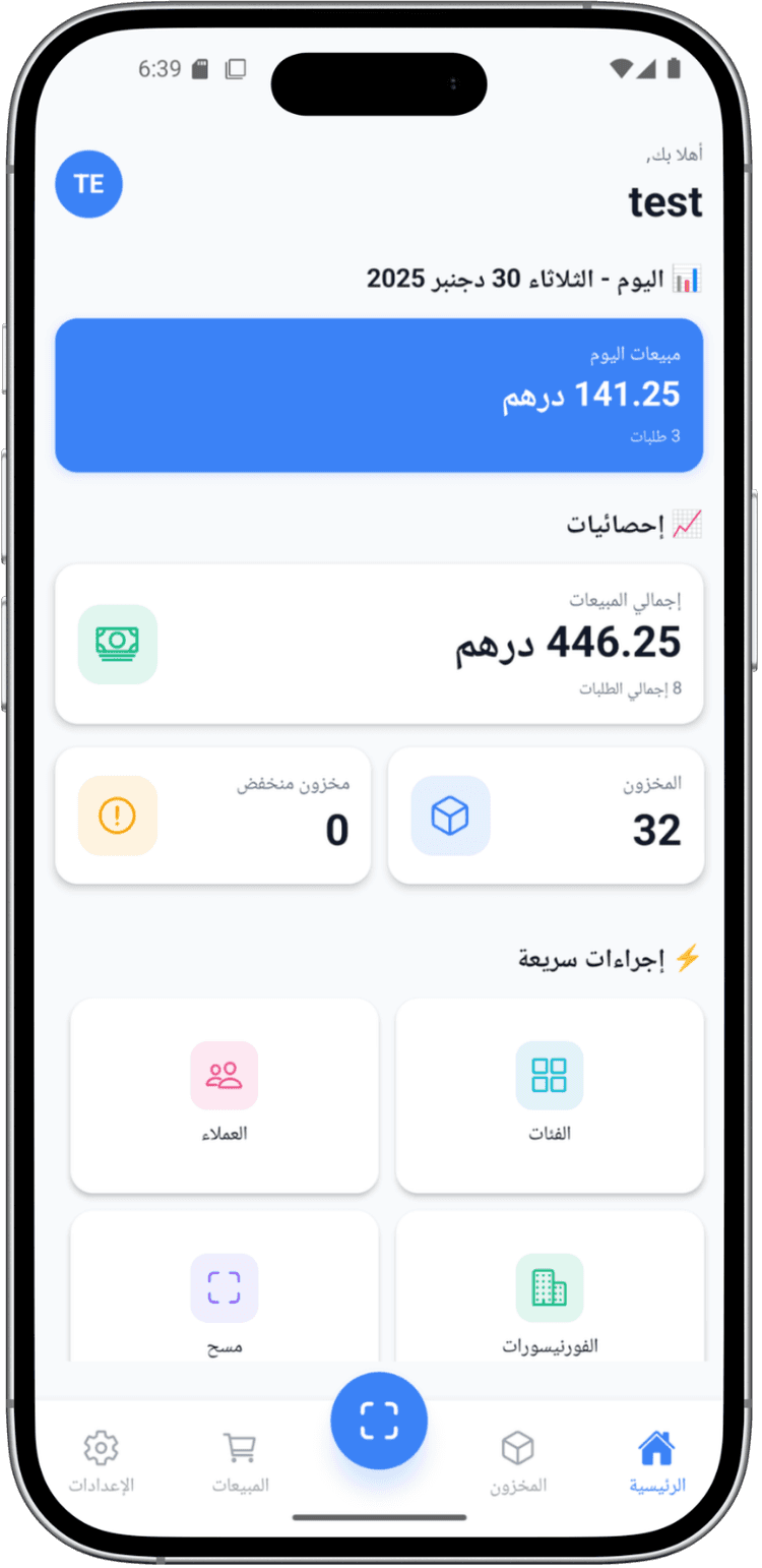 لوحة التحكم